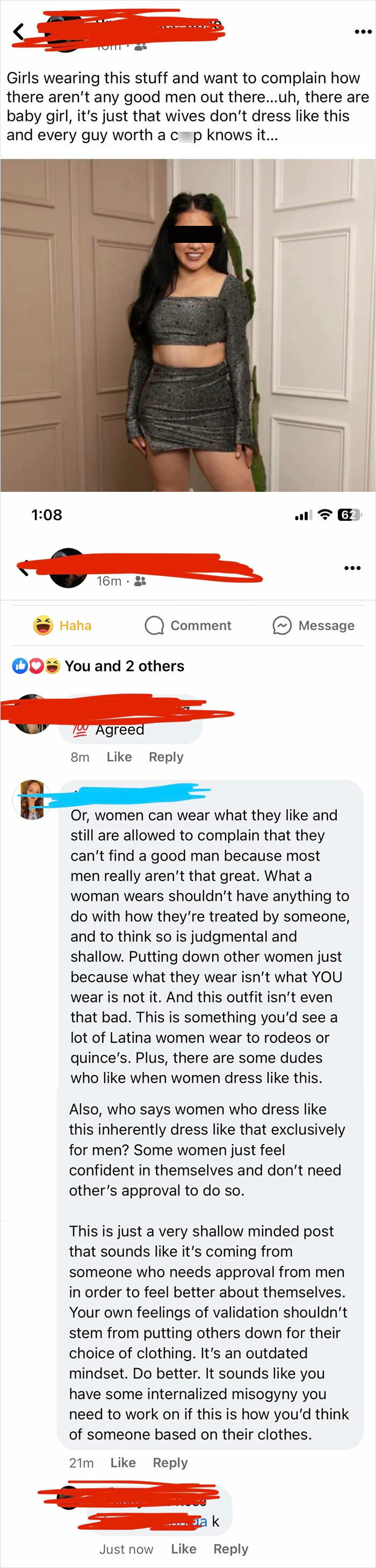 Friend Of A Friend Made This Post. Ick Ick Ick All Around