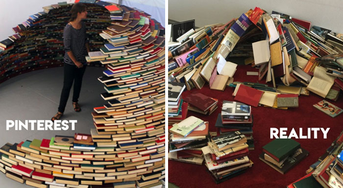 I Tried To Build A Book Igloo With My Students After I Saw It On Pinterest