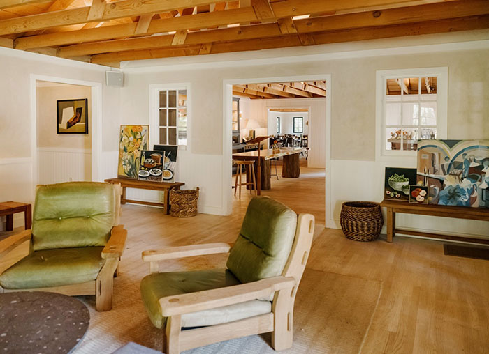 Open floor planed wooden ranch 