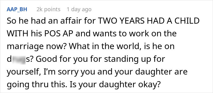 Reddit comment about a husband's affair and a lily tattoo connection. Reddit comment about a husband's affair and a lily tattoo connection.