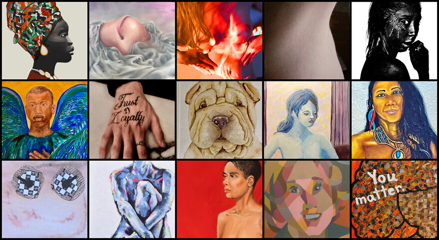 78 Artists Interpret The Colors Of Skin