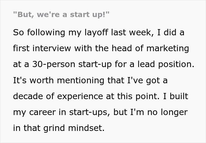 Interviewer Starts Mocking Work-Life Balance, Shuts Up After Applicant Retaliates