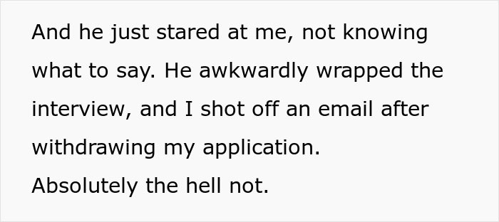Interviewer Starts Mocking Work-Life Balance, Shuts Up After Applicant Retaliates