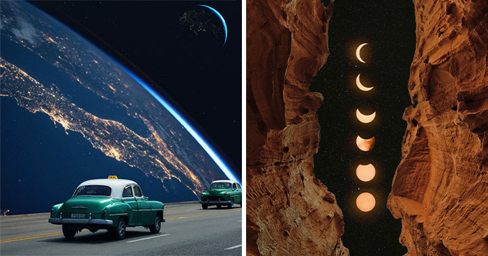 Artist LFHCS Crafts Spectacular Landscapes Where Earth Meets The Universe (39 Pics)