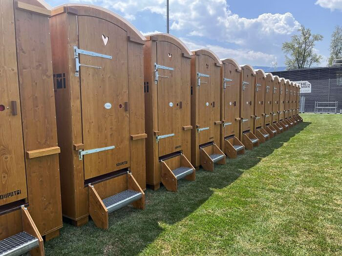 Swiss Porta Johns Are Wooden