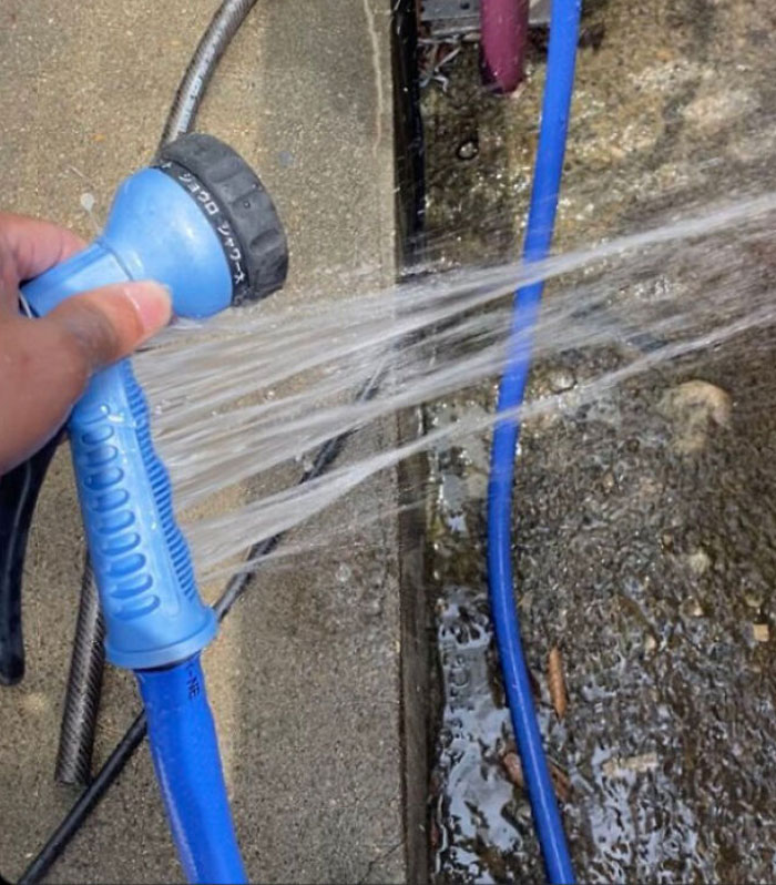 Somewhere In Japan, Someone's Sprayer Got Broke Along The Handle