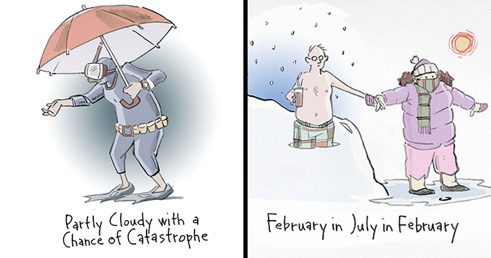 The One-Panel Cartoons Of This Non-Profit Tackle The Topic Of Climate Change From A-Z (10 Pics)