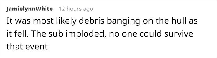 Audio From Titan Sub Reveals Repeated Knocking Sounds Heard By Search And Rescue