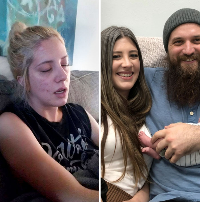 En lo profundo de mi adicción (agosto de 2020) frente a ahora (abril de 2023). La recuperación es posible