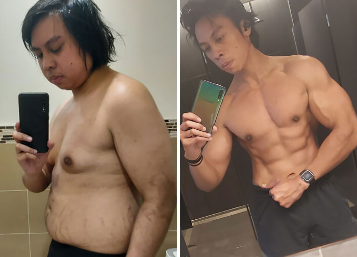 From 209 Lbs To 156 Lbs. 4 Years Of Breaking Bad Habits. Hope Everyone Smashes Their Goal This Year