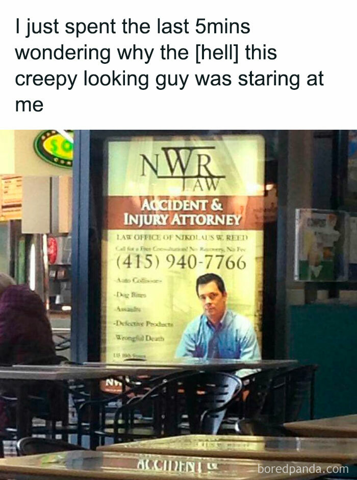 I Would’ve Stared Back And Lost The Contest