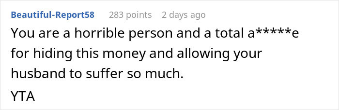 Man Breaks Down Crying After Learning His SAH Wife Has $47k Stashed Away While He's Struggling