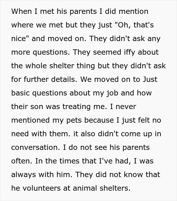 Woman Dumps Her BF After His Parents Warn Her Not To Leave Him Alone With Her Pets Woman Dumps Her BF After His Parents Warn Her Not To Leave Him Alone With Her Pets