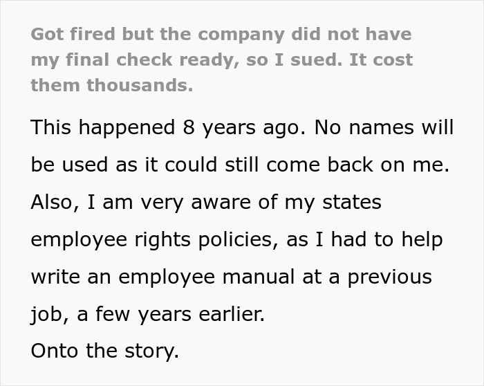 Worker Receives Huge Payout In Lawsuit, Teaching Power-Hungry Manager A Lesson