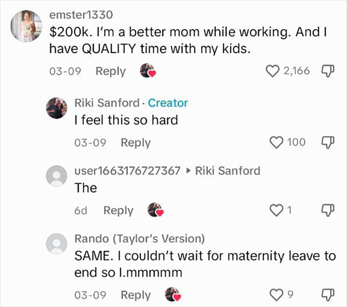 TikToker Asks Women If They Would Rather Make $200K A Year Or Be A SAHM, Starts A Huge Debate Online