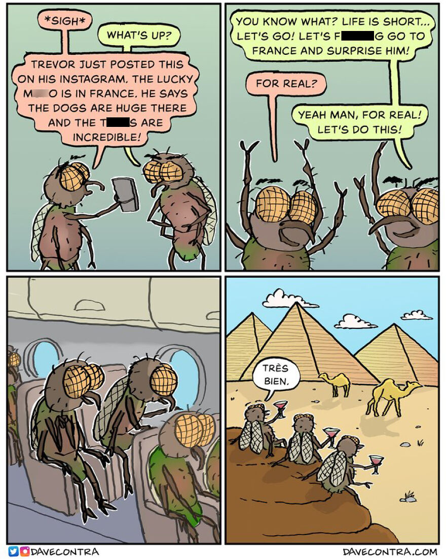 31 Comics With Unexpectedly Dark Twists By Dave Contra (New Pics)