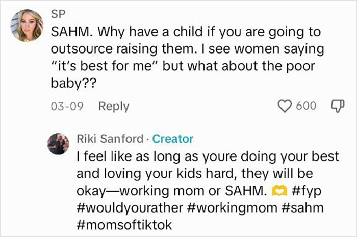 TikToker Asks Women If They Would Rather Make $200K A Year Or Be A SAHM, Starts A Huge Debate Online