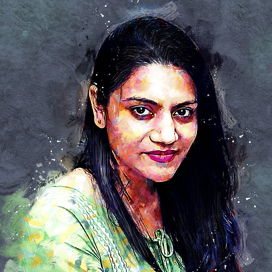 I Turn Your Favorite Photos Into Digital Portraits In A Canvas Painting Style (17 Pics)