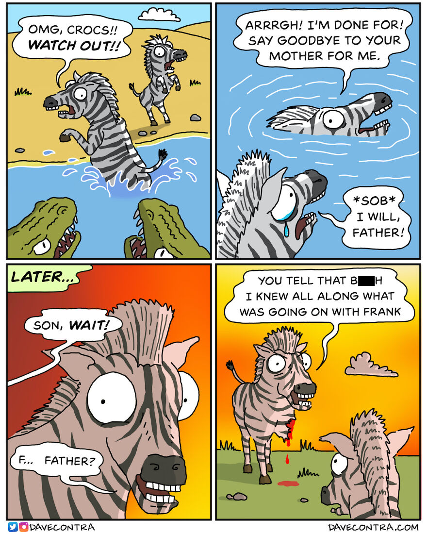 31 Comics With Unexpectedly Dark Twists By Dave Contra (New Pics)