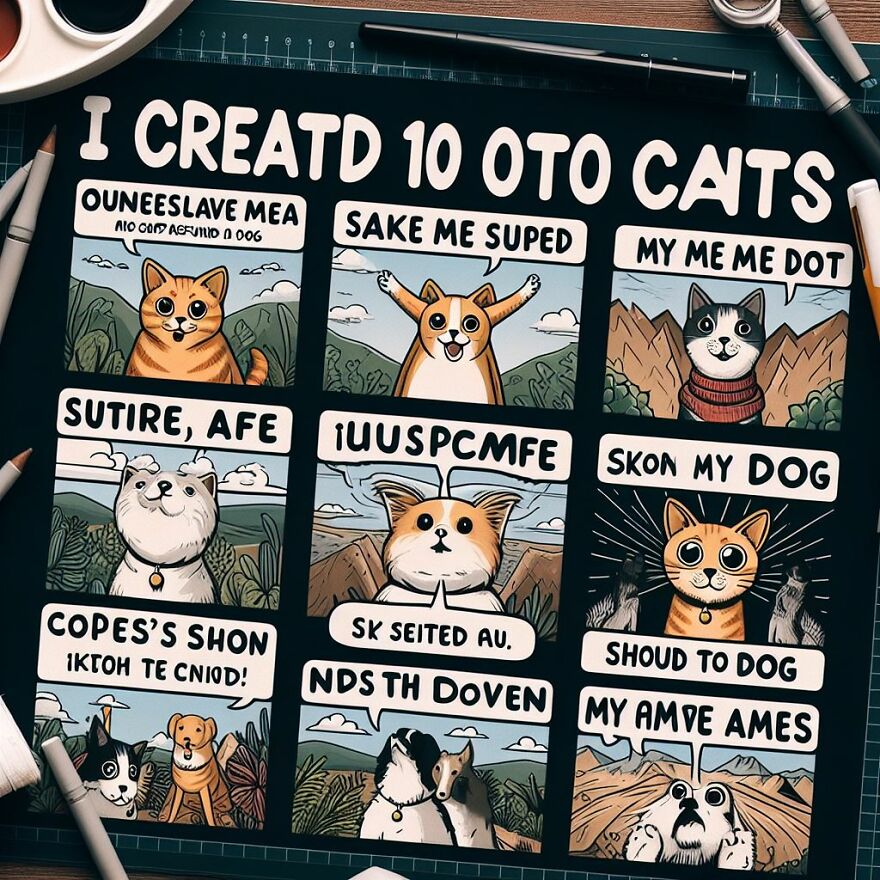 "Fur-Tastic Tales: A Journey Through The Fluffy World Of Cat Comics And Heartwarming Dog Courage"