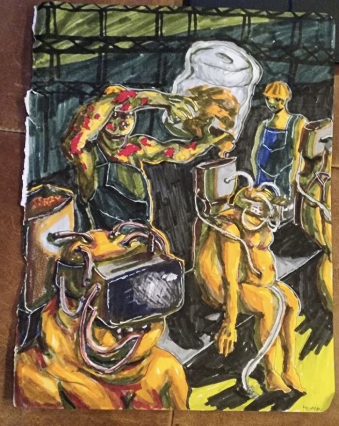 My Recent Bad Quality Marker Sketch