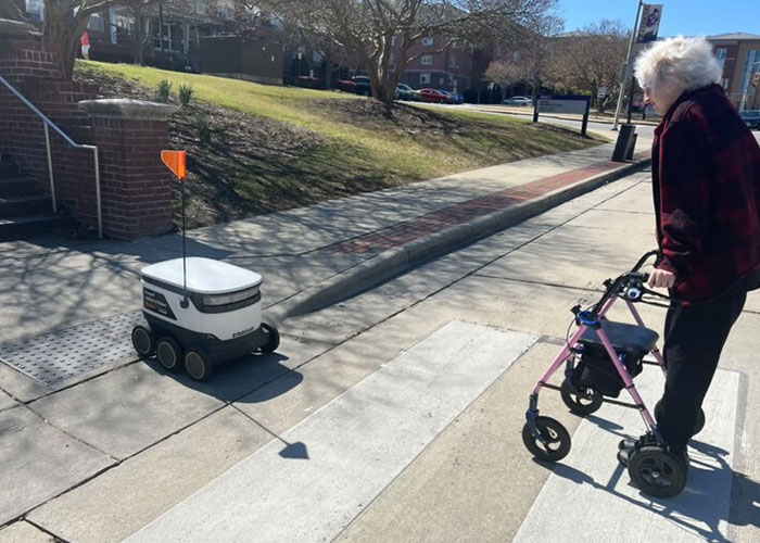 Students Fight Back After College Campus Is “Taken Over” By Delivery Robots Students Fight Back After College Campus Is “Taken Over” By Delivery Robots