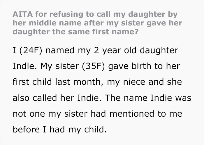 Woman Freaks After The Consequences Of Naming Her Baby The Same As Her Niece Come To Bite Woman Freaks After The Consequences Of Naming Her Baby The Same As Her Niece Come To Bite