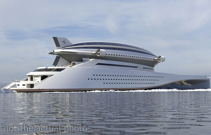 $1 Billion Price Tag For Mega Yacht That Can Travel 75 Knots Above Water And Has Detachable Blimp