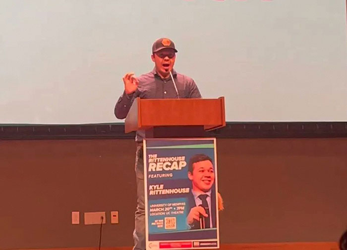 Students Boo Kyle Rittenhouse Off Stage In &ldquo;Humiliating&rdquo; TPUSA Event At University Of Memphis