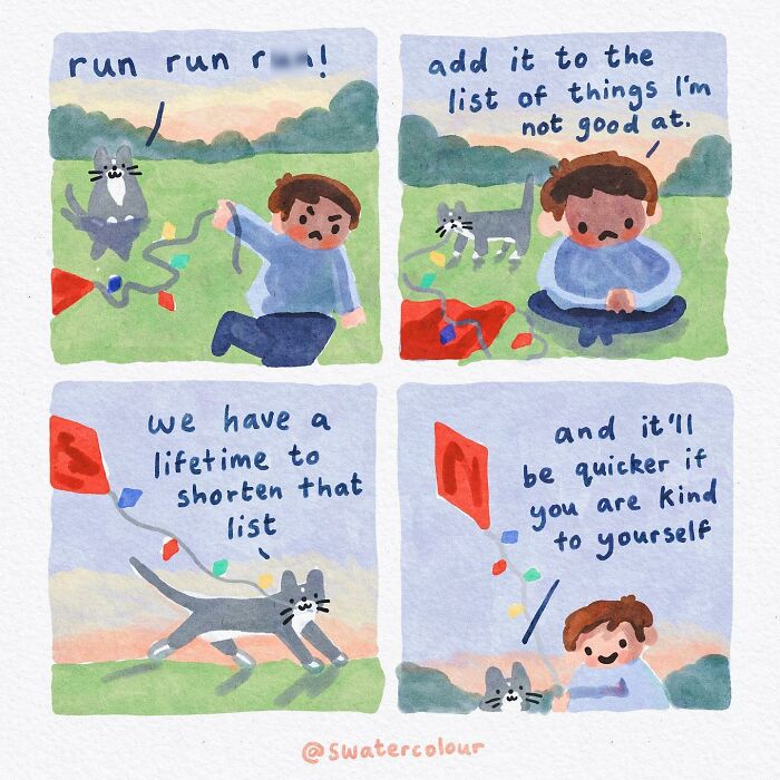 Artist Helps Calm Anxious Minds With The Comforting Cat Comics (38 New Pics)