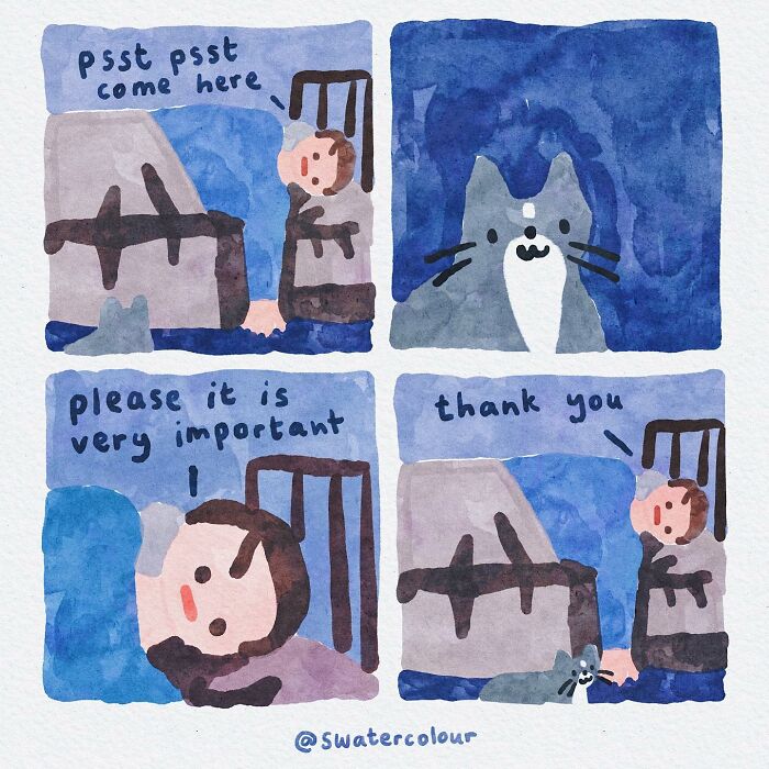 Artist Helps Calm Anxious Minds With The Comforting Cat Comics (38 New Pics)