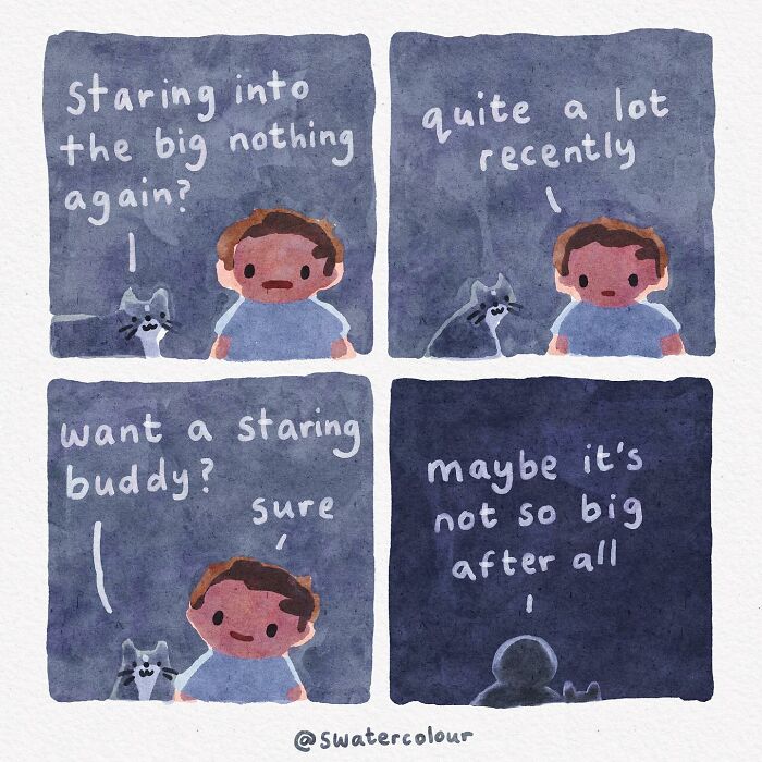 Artist Helps Calm Anxious Minds With The Comforting Cat Comics (38 New Pics)