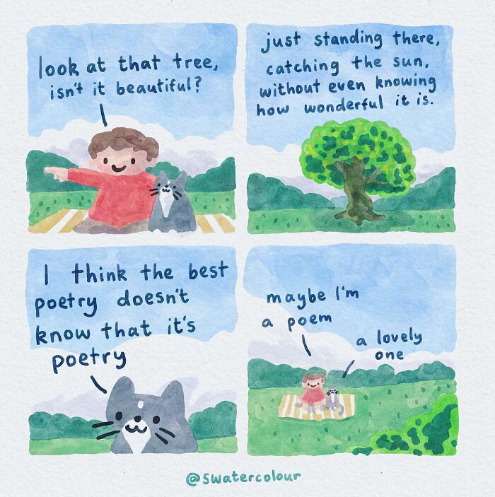 Artist Helps Calm Anxious Minds With The Comforting Cat Comics (38 New Pics)