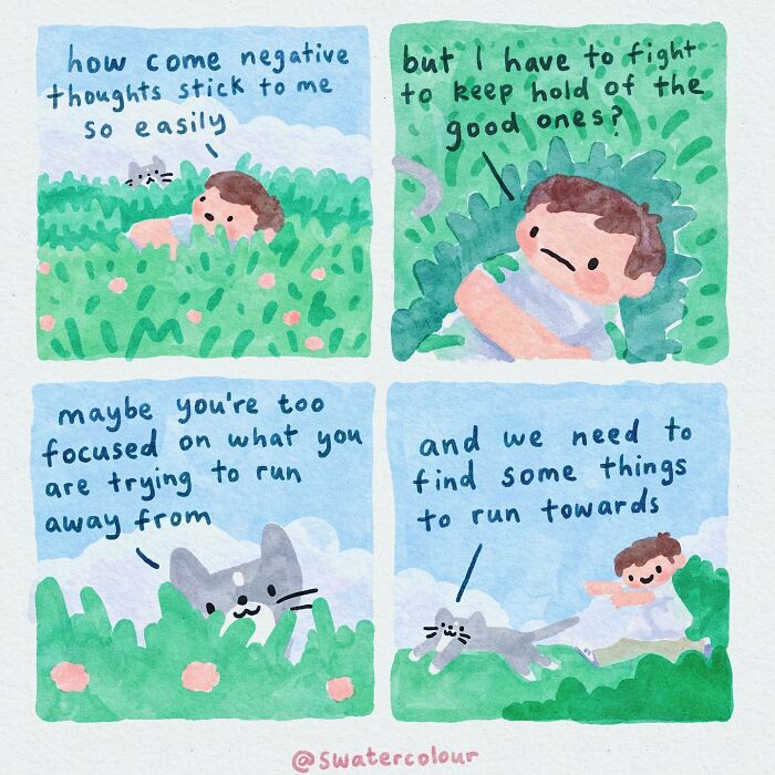 Artist Helps Calm Anxious Minds With The Comforting Cat Comics (38 New Pics)