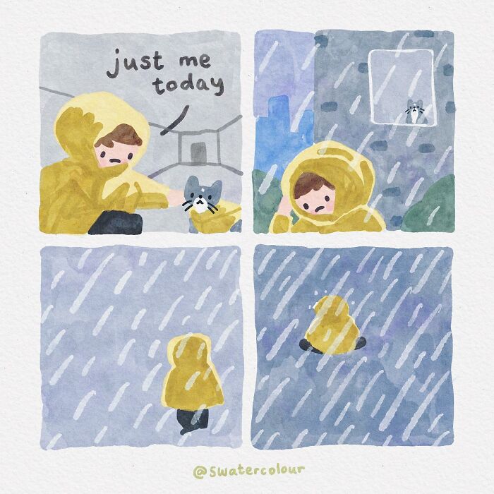 Artist Helps Calm Anxious Minds With The Comforting Cat Comics (38 New Pics)