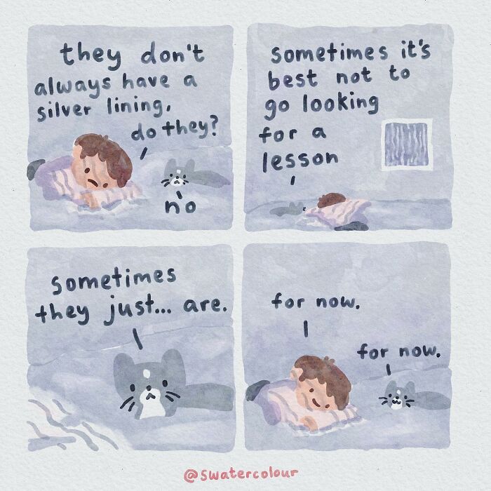 Artist Helps Calm Anxious Minds With The Comforting Cat Comics (38 New Pics)