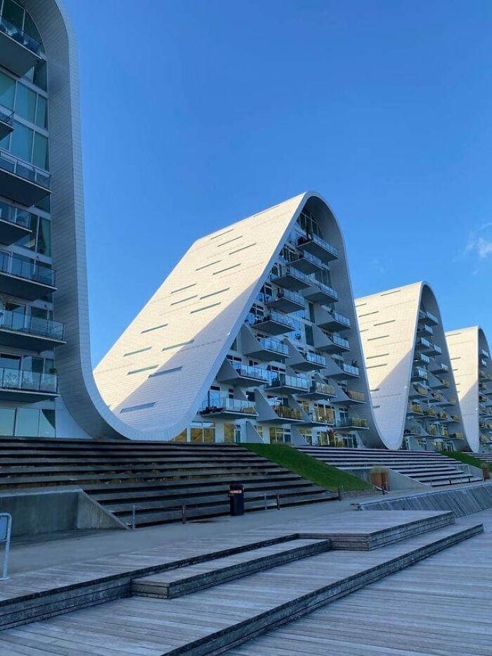"The Wave" Residential Building In Vejle, Denmark
