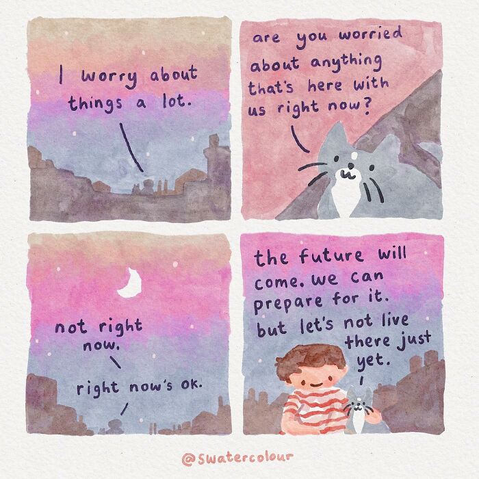 Artist Helps Calm Anxious Minds With The Comforting Cat Comics (38 New Pics)