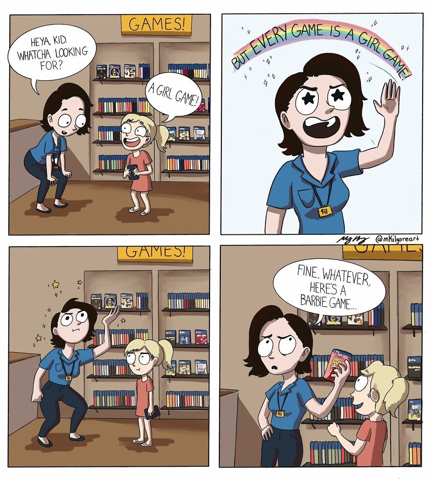 Have Fun With Mindy Kilgore's Silly And Not-So-Innocent Comics (27 Pics)