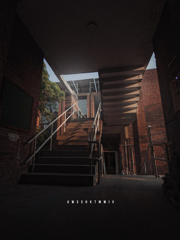 Stairs Of Fine Arts Department