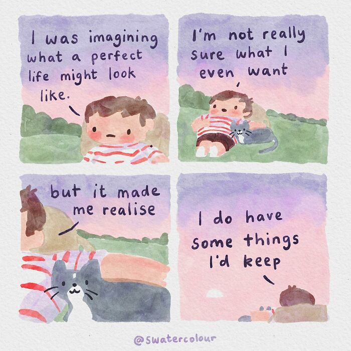 Artist Helps Calm Anxious Minds With The Comforting Cat Comics (38 New Pics)