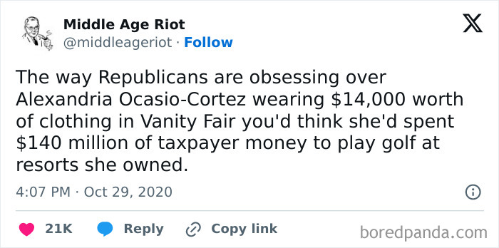 The Hypocrisy Is Real