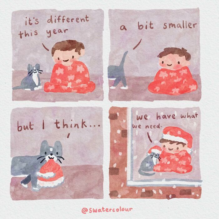 Artist Helps Calm Anxious Minds With The Comforting Cat Comics (38 New Pics)