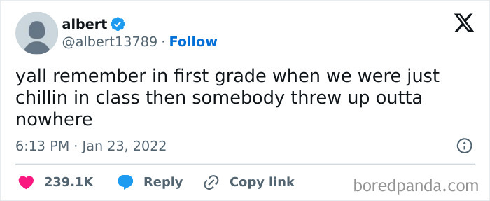 Someone Was Always Throwing Up