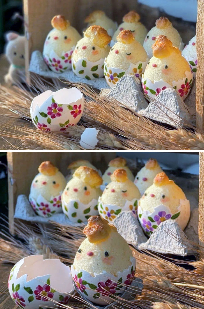 My Easter Chicks Have Gotten An Elvis Presley Hairstyle This Time