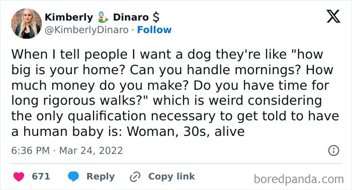 Society's Expectation For Having A Dog vs. Having A Child