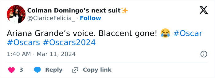 “Constantly Changing Personas”: Ariana Grande’s 2024 Oscars Accent Sparks Backlash “Constantly Changing Personas”: Ariana Grande’s 2024 Oscars Accent Sparks Backlash