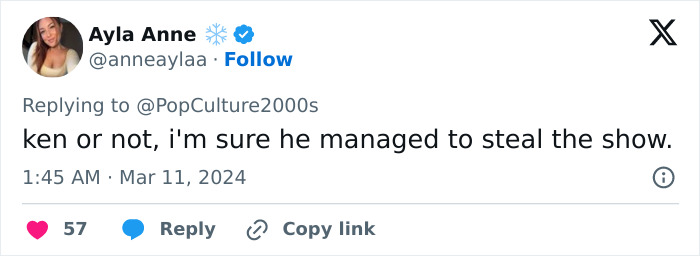 Ryan Gosling’s “I’m Just Ken” Oscars Performance Blew Everyone Away—Including Margot Robbie Ryan Gosling’s “I’m Just Ken” Oscars Performance Blew Everyone Away—Including Margot Robbie