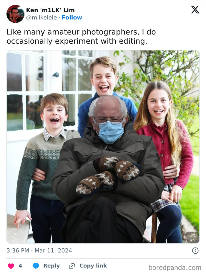 Bernie Joins The Royal Family