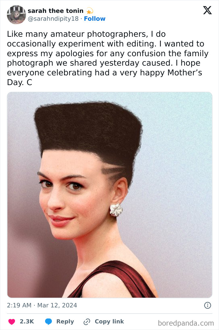 Anne Hathaway Debuts A New Hairstyle